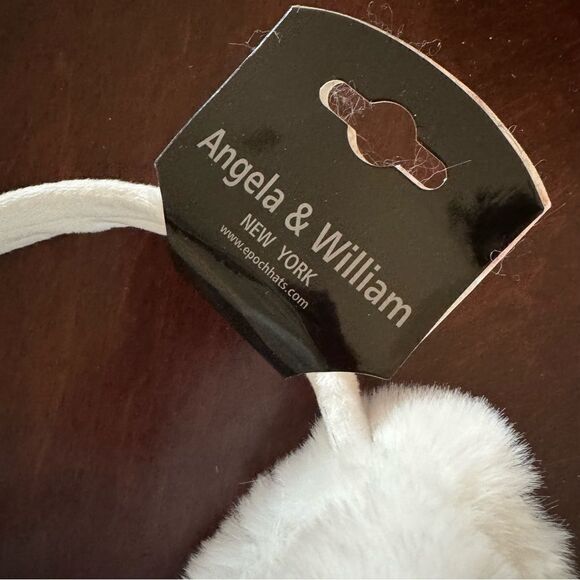 NWT Angela & William White Ear Muffs main image 4